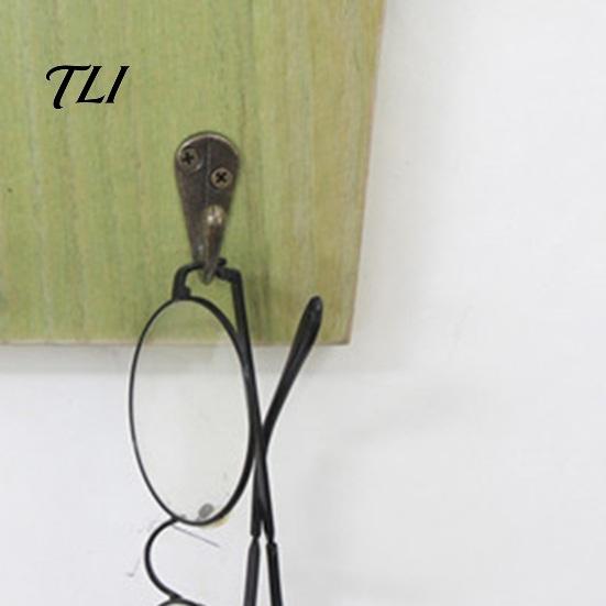 Self Adhesive Wood Hooks for Home House Shape Wall Storage Hook, Strong Traceless Decorative Apartment Renters American Style Hanger Entryway