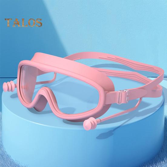 Adults Swim Goggles Anti-Fog Large Frame Pool Goggles High-Definition Wide View Swimming Glasses for Men Women