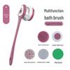 Rechargeable Long-Handle Electric Bath Brush & Vibration Massager