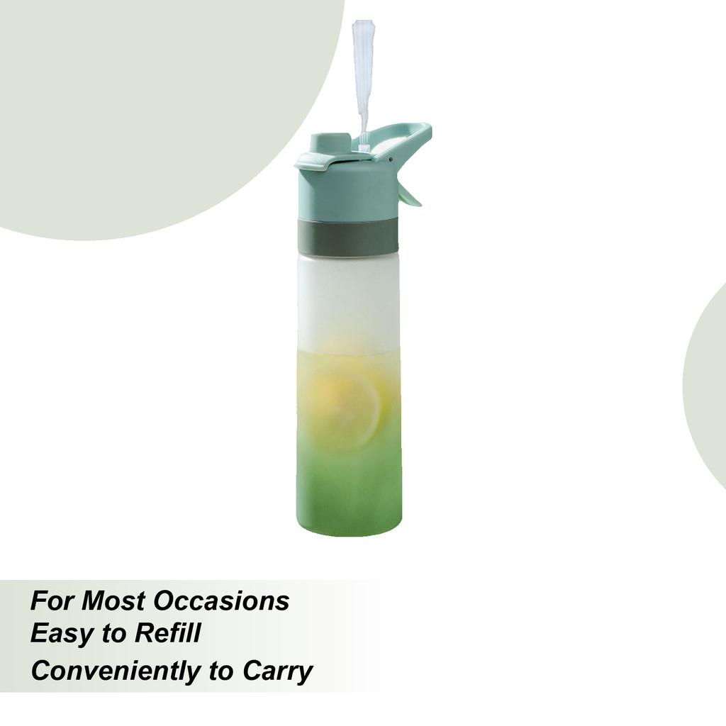Gradual Fog Surface Water Cup High Color Spray Sports Water Cup Men'S And Women'S Water Spray Plastic Cup Gift Cups Water Bottle
