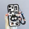 KEYSION Shockproof Case for OPPO Reno14 F 5G with Lanyard Soft Silicone Cute 3D Cartoon Doll Phone Cover for OPPO Reno 14F 5G