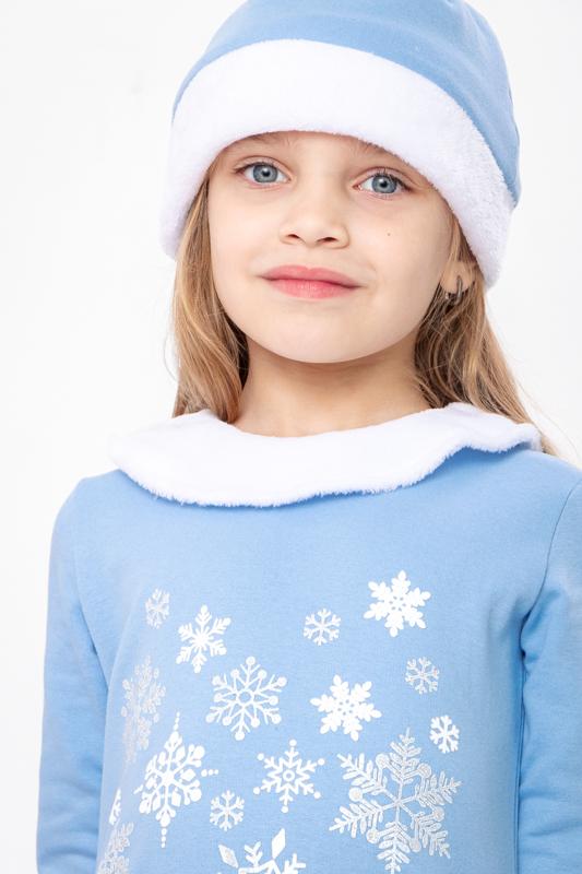 Festliches Kleid-Set für Mädchen – Warmer Baumwollstoff mit Glitzerakzenten & Kunstfellbesatz, Winter, 1402-1 HC