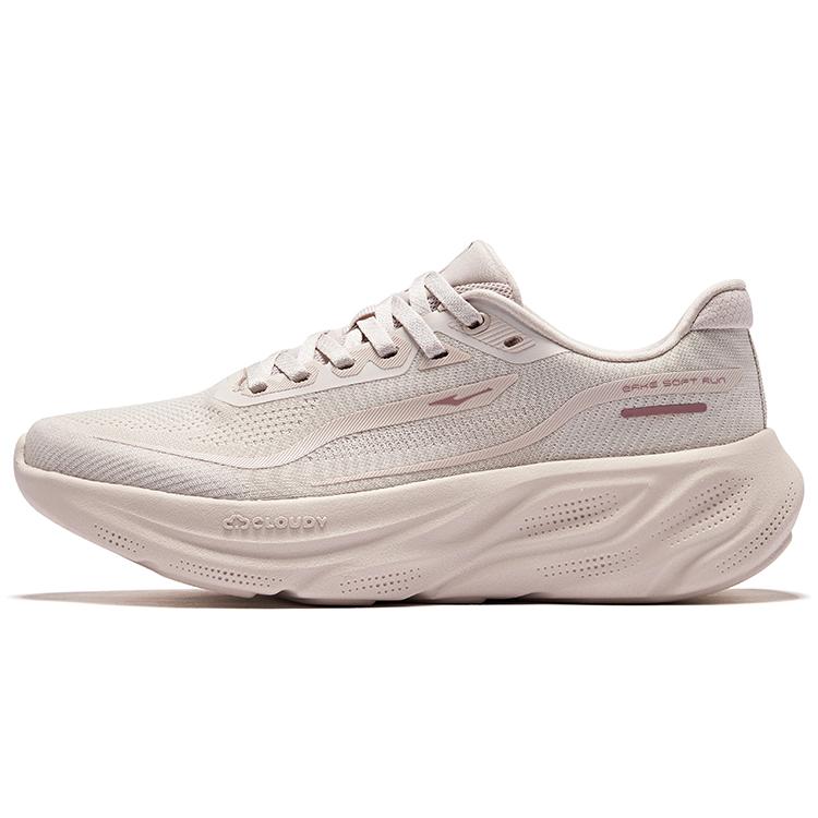 Erke Cloud Step Comfortable Versatile Low-Top Long Distance Running Shoes Women Sneakers Pink Gray 52125303205-102