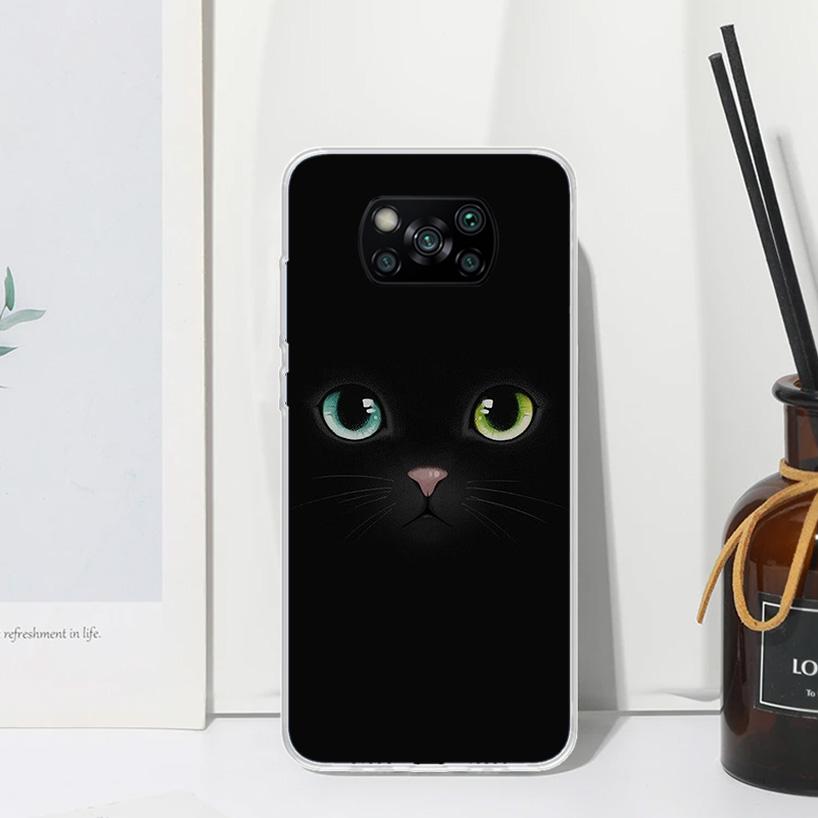 

Cat Cute Kitten Cartoon Phone Case For Xiaomi Poco X7 X6 X5 M7 M8 Pro F7 Ultra Redmi 15C 15 13C 13 12C 12 10 10C 10A Art Fundas Redmi 12C