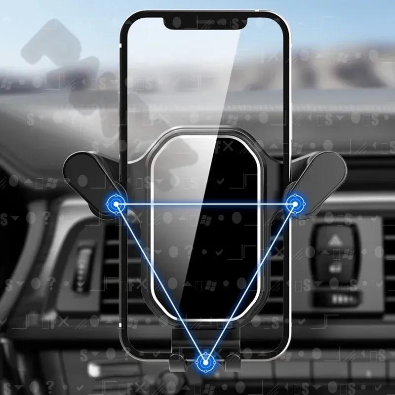 Supporto Universale per Cellulare da Auto a Gravità per Seat Leon Ibiza Alhambra Exeo Altea Arona Ateca Mii Clip per Bocchetta d'Aria Accessori di Montaggio