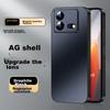IQOO Neo8 Phone Case, IQOO Neo8 Pro AG Frosted Lens Full Protection, Real Machine Simple Solid Color, Light Luxury, Anti-Fingerprint,n, Graphite Black