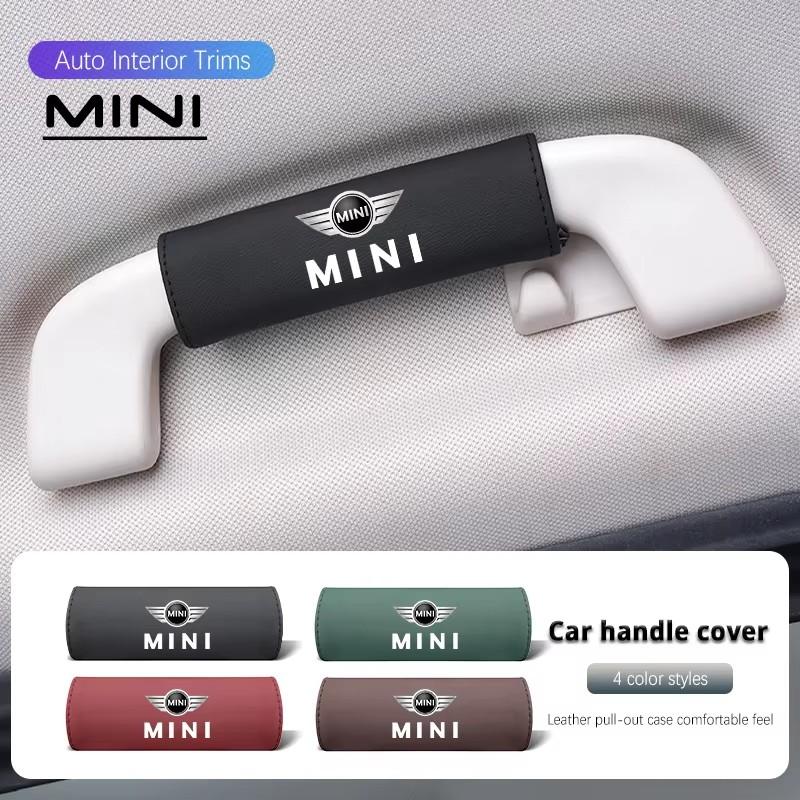 Car Interior Cars Door Handles Covers Roof Handle Cover For MINI Cooper R56 F56 R50 JCW Cabrio Aceman Countryman Clubman Coupe