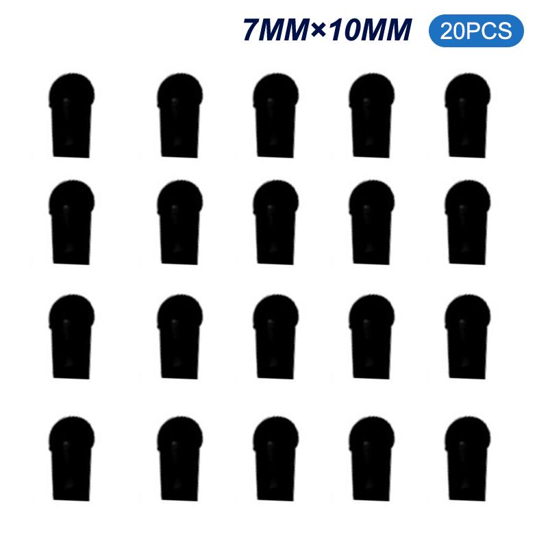 Hot Sale! 20pcs/set Soft Replacement Stylus Tips Multiple Sizes Silicone Nib Cover Capacitive Screen Nibs Rubber Cover For Touch