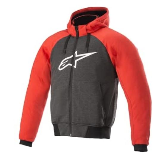

Alpinestars Chrome Sport 9303 Hoodie Melange Black Bright Red ASIA 4207021 Jacket, (Size M),