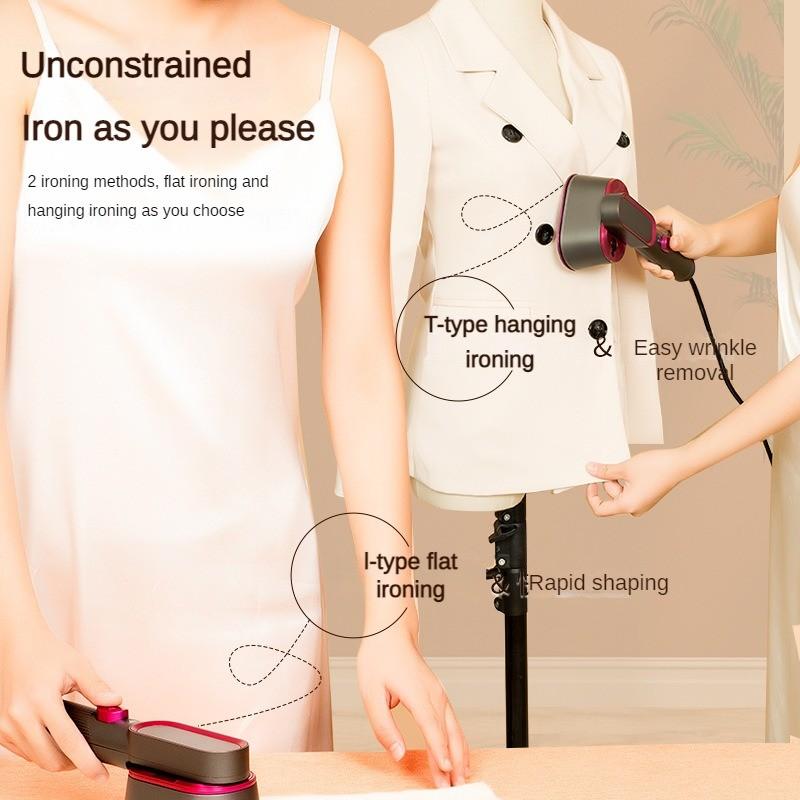 1000W Electric Mini Steam Iron High Power Handheld Iron Dry Wet Dual-use Portable Household Hanging Ironing Machine