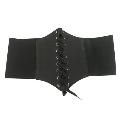 Fashion Women Ultra Super Wide Belt PU Elastic Corset Belt Wide Waist Band