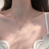 Necklace White Chalcedony Light Luxury Design High Sense Gentle Fairy Clavicle Chain Female Student