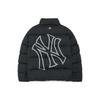New York Yankees Down Jackets Unisex Black Stand Collar Moderate Quilted Down Jacket 3ADJB0436-50BKS