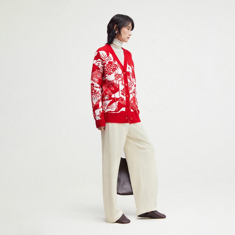 Broadcast Women's Elegant Loose Knit Long Sleeve Cardigan