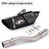 Stainless Steel Modified Exhaust for 300AC/300R/300RR/500 Motorcycles