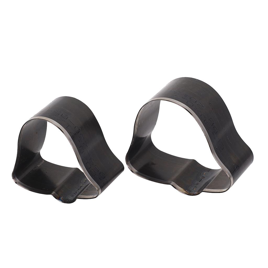 2 Stück Glockenform Lederstanzform 50x57x23mm 43x47x23mm Legierter Stahl Leder Stanzform Set für