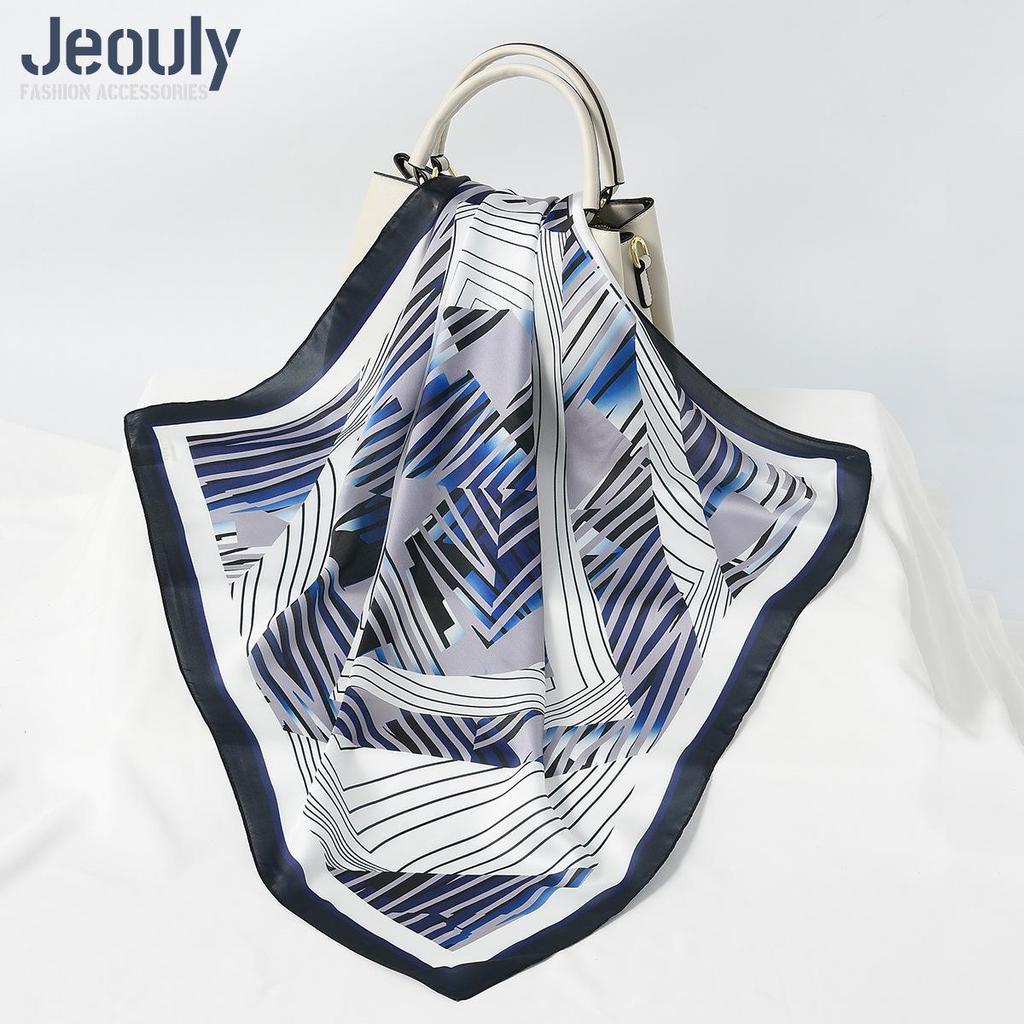 Cross-Border 70cm Silk Cashew Print Scarf - Autumn/Winter Women's Fashion Headscarf