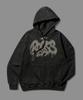 Rox Heavy Cotton Hoodie Black Jihd6901