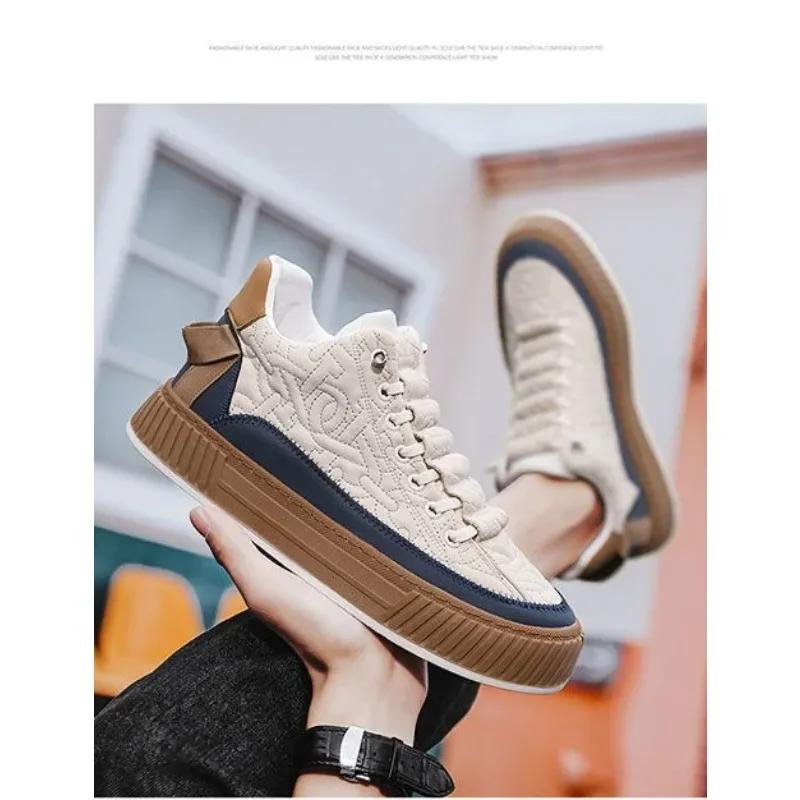 Fashion Sport Casual Men Shoes Fashion Design Sneakers Man Platform Comfortable Men Sport Shoes Sneakers Flat Zapatos De Hombre
