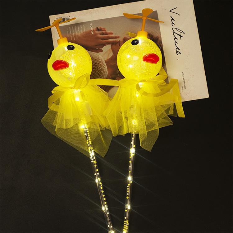 Starry Sky Magic Wand: Children's Luminous Bobo Fairy Wand Toy