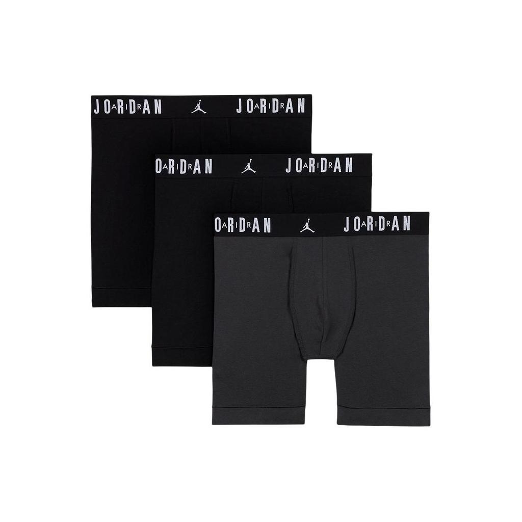 Jordan Printed Letter Low Waist Comfortable Breathable Boxer Briefs 3-Pack Men Underwear HF1882-070