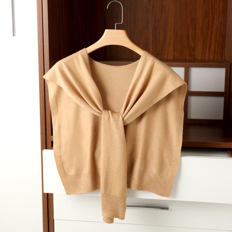 Sciarletta lavorata a maglia estiva da donna: Sciarpa Sottile e Versatile & Scaldacollo per il Post-Parto, Ambienti Condizionati, Coprispalle e Collo