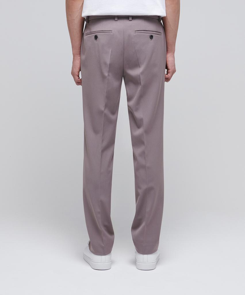 MUSINSA STANDARD Tapered Hidden Elastic Waist Length Slacks [Pink Beige]