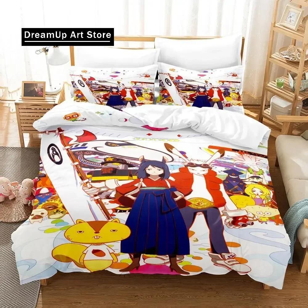 New Summer Wars Bedding Set Single Twin Full Queen King Size Bed Set Adult Kid Bedroom Duvet Cover Sets Cool Anime Bed Sheet Set