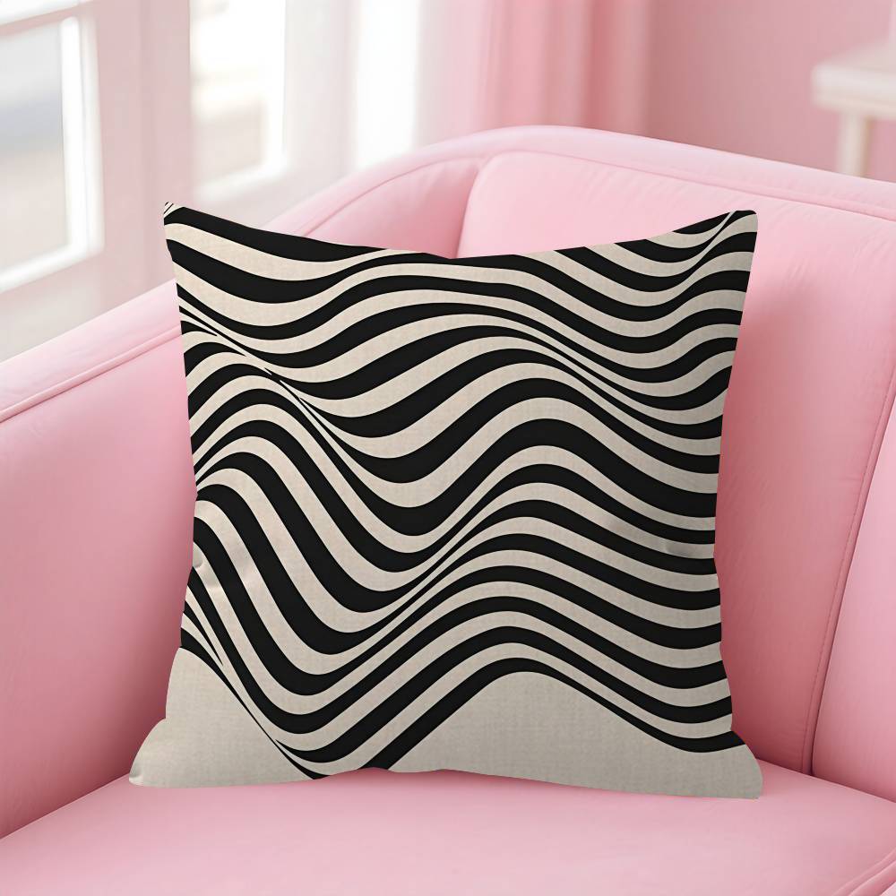 Abstract Bauhaus Style Geometric Picture Cushion Cover Car Throw Pillow Case For Sofa Car Christmas Gift
