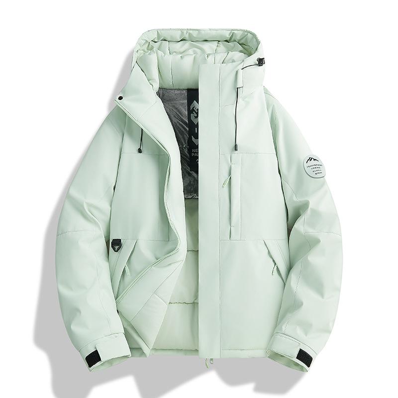 Men's Trendy Windproof Warmth-Keeping Loose Cotton Jacket for Couples - Autumn/Winter Casual Outerwear