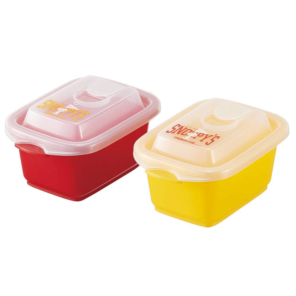 Skater Fluffy Storage Container 240ml 2P Side Dish Container Sealable Container SNOOPY 20 Peanuts FCNF0W