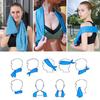 Breame Cooling Towel Quick-drying Cool Cold Refreshing Instant Heatstroke Prevention Reusable Ultra-absorbent UV Cut Lightweight 100 Fiber Used Set 3.