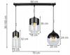 HANGING CEILING LAMP, GLASS LAMP SHADE