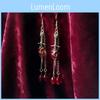 Geometric Heart Shaped Halloween Dagger Earrings With Electroplated Zinc Alloy For Women