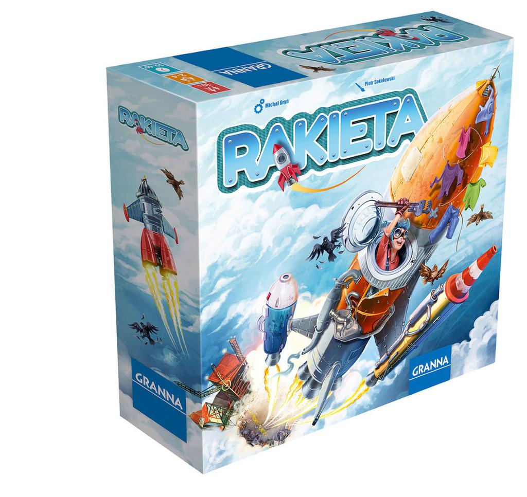 Rocket. Board game. Granna