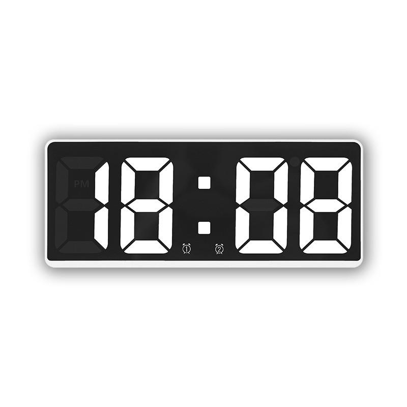 Modern Minimalist Digital Led Alarm Clock For Bedroom Decor With Temperature And Calendar Functions
