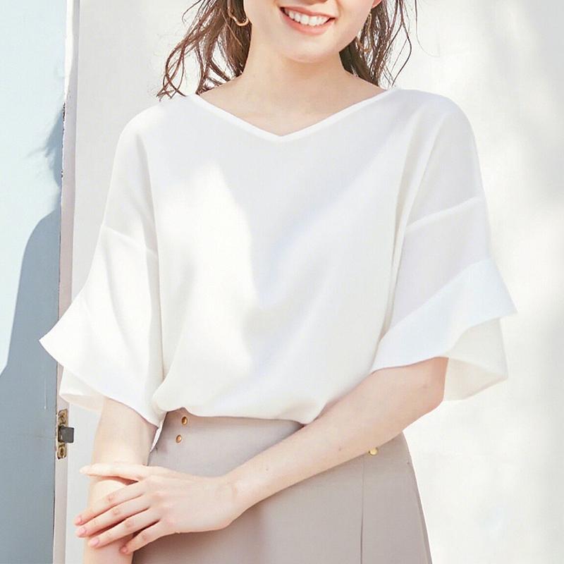 

ZANZEA Женская повседневная блузка с круглым вырезом, однотонная, с коротким рукавом 5XL белый