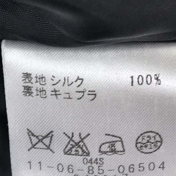 BALLSEY 100% Silk Sleeveless Dress Knee-Length Skirt/Size 38/M/Gold×Black/(USED)