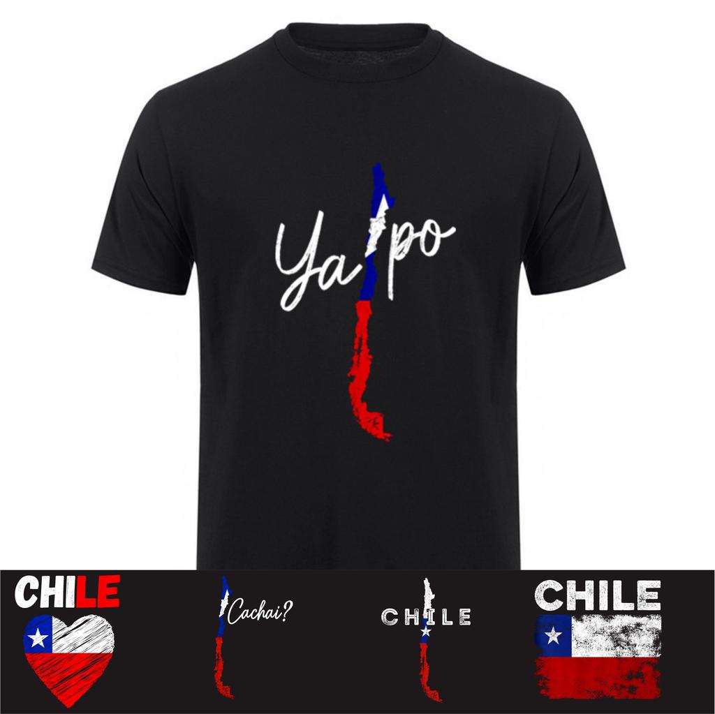 Chile Ya Po Chilean Flag Chile Flag T Shirt Short Sleeve Graphic Tshirts Unisexs Clothing Tshirt HJ038