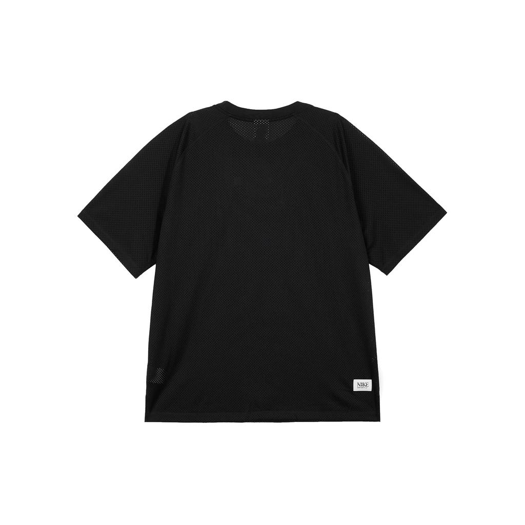 Nike T Shirts Men's Black Crew Neck Moderate Straight Fit FQ0358-010
