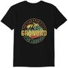 Grandad The Man The Myth The Legend Retro Mountain Logo T-Shirt Classic T-shirt Mens WOMENS UNISEX TOPS