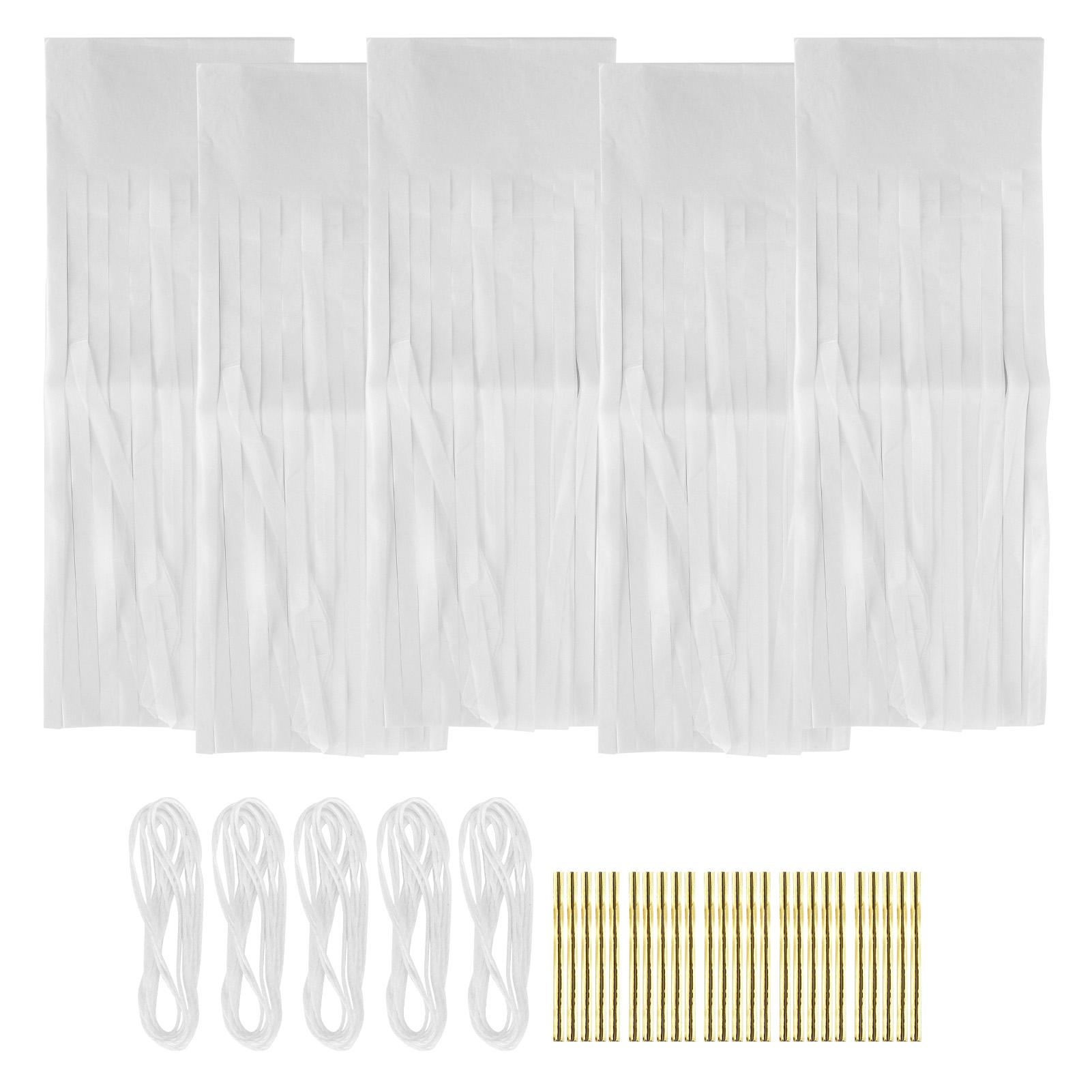 25Pcs Tassel Garland Wedding Birthday Bridal Banner Party Decorations Decor Supplies White