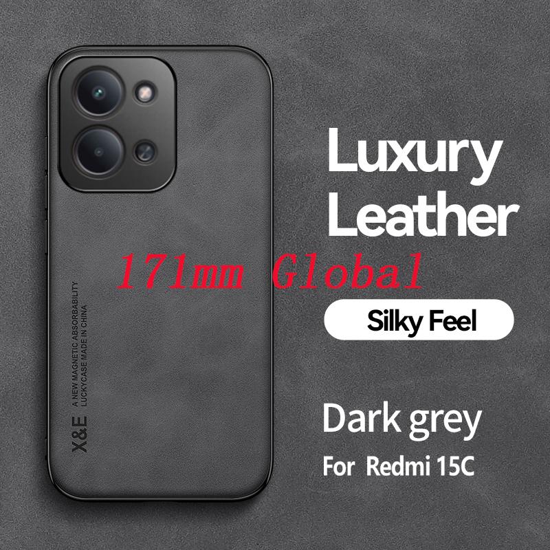 Light Luxury SheePskin Case For Redmi 15C 4G 5G 171mm Global With Magnetic Suction Phone Case