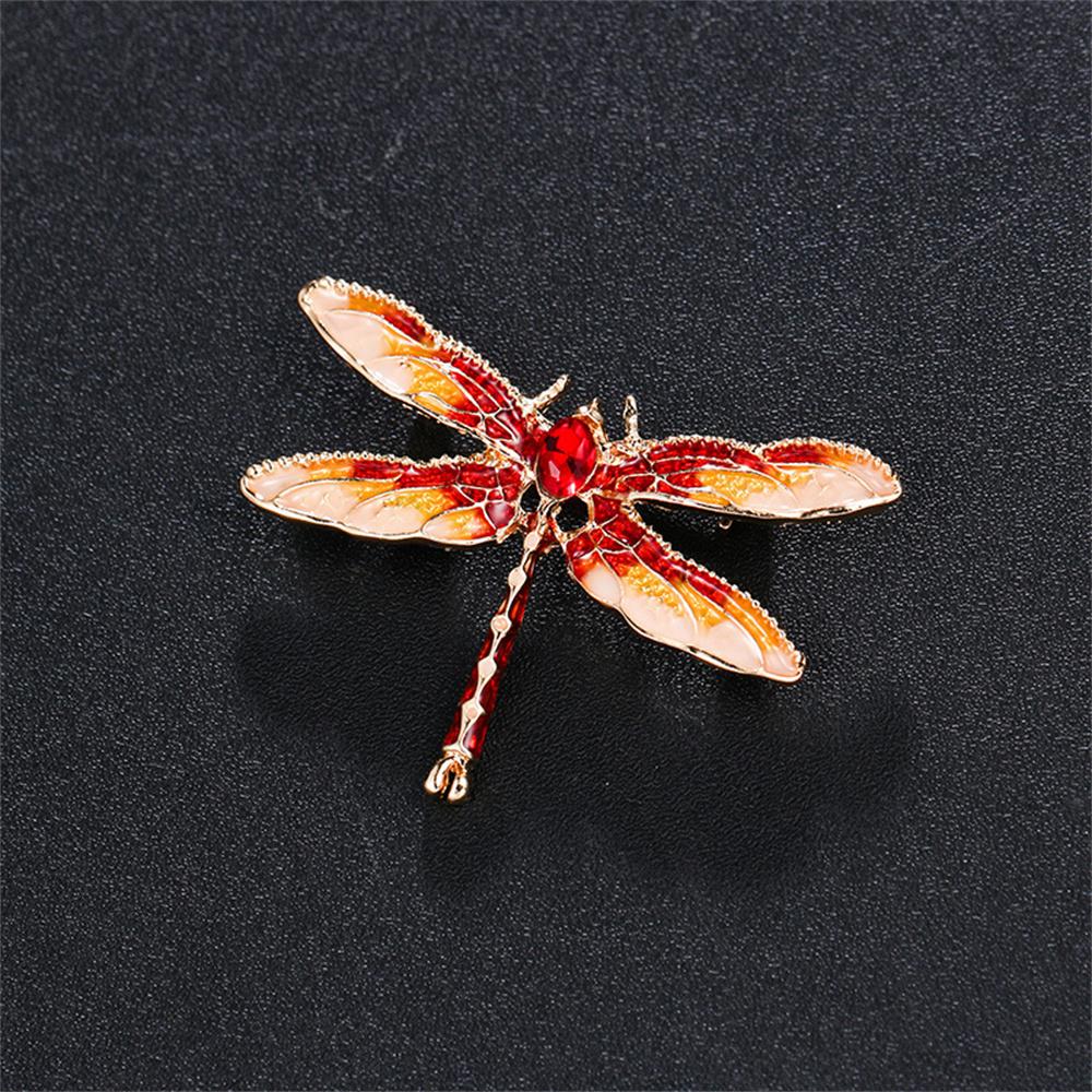 Enamel Dragonfly Metal Brooches and Pins For Girl/Women Insect Lapel Pins Clothing Jewelry Accessories Birthday Gifts Jewelry