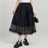 French Style Mesh A-Line Skirt for Girls