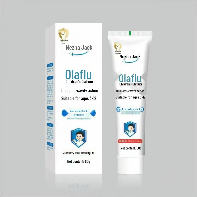 Orafluor Nezha Jack Toothpaste for 1-3 Year Olds: Anti-Cavity, Gum Protection, Strong Teeth Development.