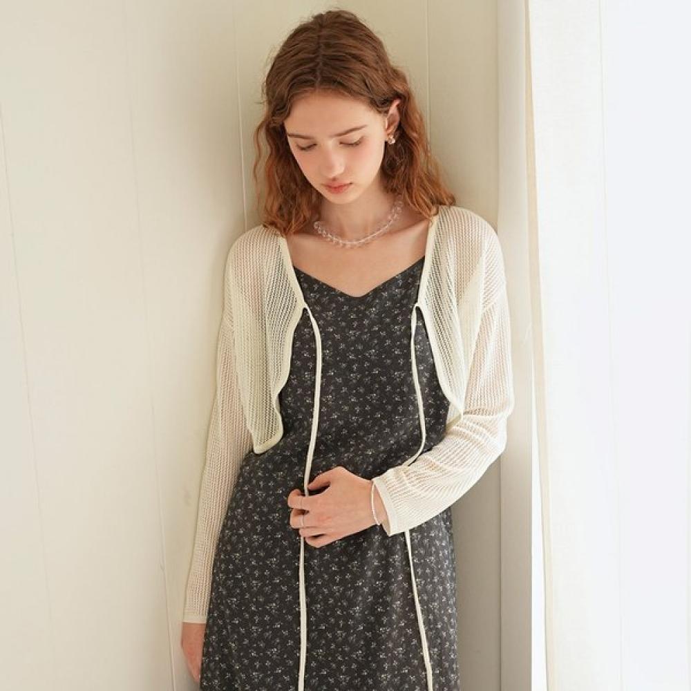 

On On ribbOn Skashi Cardigan Nek5md627 SKY BLUE/FREE