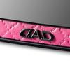 DAD GARSON Mirror Type Quilted Pink Rearview Room Rearview Expanded Car Universal Car Interior Easy Installation D.A.D [HA626-01-01] Mirror, Mirror,
