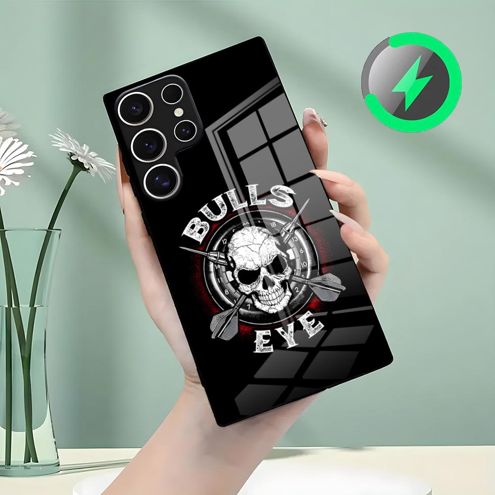

Game Darts Phone Case For Samsung S26 S25 S24 S23 S22 S21 S20 Edge Ultra Plus FE For Magsafe Glass Case Galaxy S25 Edge