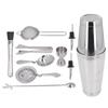 11PCS Cocktail Shaker Set Stainless Steel Drink Mixer Set Bar Cocktail Mixing Tool for